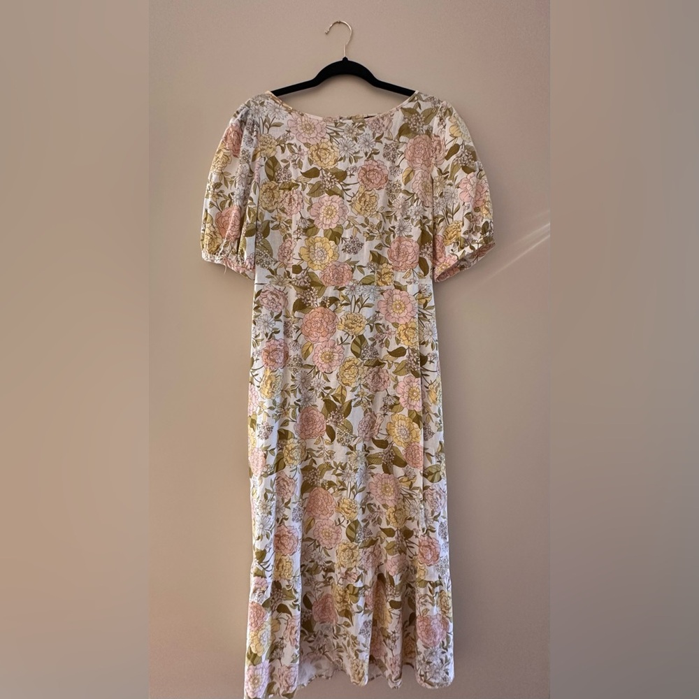 Who What Wear Floral Print Dress